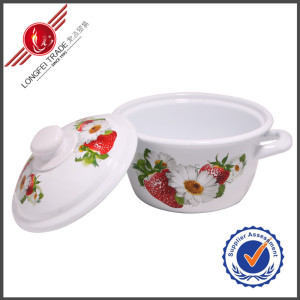 Durable Enamel Cookware Set Sauce Pan